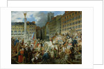 The Duke of Orleans Crossing the Place du Chatelet on 31st July 1830 by Prosper Lafaye or Lafait