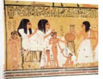 The dead, their family and their servants by Egyptian 20th Dynasty