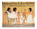 The dead, their family and their servants by Egyptian 20th Dynasty