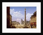The Fountain in the Place du Chatelet, Paris, 1810 by Etienne Bouhot