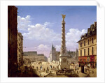 The Fountain in the Place du Chatelet, Paris, 1810 by Etienne Bouhot