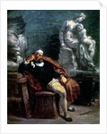 Michelangelo in his Studio by Ferdinand Victor Eugene Delacroix