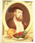 Portrait of Hernan Cortes by Spanish School