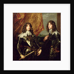 Prince Charles Louis Elector Palatine and his Brother, Prince Rupert of the Palatinate, 1637 by Anthony van Dyck