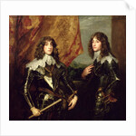 Prince Charles Louis Elector Palatine and his Brother, Prince Rupert of the Palatinate, 1637 by Anthony van Dyck