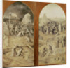 Christ on the Road to Calvary, outside panels of the Temptation of St. Anthony triptych by Hieronymus Bosch