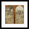 Christ on the Road to Calvary, outside panels of the Temptation of St. Anthony triptych by Hieronymus Bosch