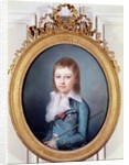 Medallion Portrait of Louis-Charles King Louis XVII of France by Alexandre Kucharski
