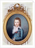 Medallion Portrait of Louis-Charles King Louis XVII of France by Alexandre Kucharski