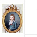 Medallion Portrait of Louis-Charles King Louis XVII of France by Alexandre Kucharski