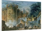 The Taking of the Bastille, 14th July 1789 by Jean-Pierre Houel