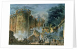 The Taking of the Bastille, 14th July 1789 by Jean-Pierre Houel