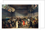 The Tennis Court Oath, 20th June 1789, 1791 by Jacques Louis David