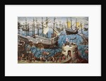 Embarkation of Henry VIII, in 1520, to the Field of the Cloth of Gold by Friedrich Bouterwek