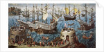 Embarkation of Henry VIII, in 1520, to the Field of the Cloth of Gold by Friedrich Bouterwek