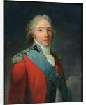 Portrait of Charles of France, Count of Artois, future Charles X King of France and Navarre by Henri-Pierre Danloux
