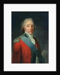 Portrait of Charles of France, Count of Artois, future Charles X King of France and Navarre by Henri-Pierre Danloux