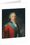Portrait of Charles of France, Count of Artois, future Charles X King of France and Navarre by Henri-Pierre Danloux