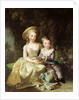 Child portraits of Marie-Therese-Charlotte of France, future Duchess of Angouleme, and Louis-Joseph-Xavier of France Premier Dauphin, 1784 by Elisabeth Louise Vigee-Lebrun