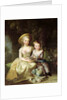 Child portraits of Marie-Therese-Charlotte of France, future Duchess of Angouleme, and Louis-Joseph-Xavier of France Premier Dauphin, 1784 by Elisabeth Louise Vigee-Lebrun