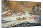 The Russian Winter, 1900-10 by Konstantin Alekseevich Korovin