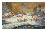 The Russian Winter, 1900-10 by Konstantin Alekseevich Korovin