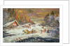 The Russian Winter, 1900-10 by Konstantin Alekseevich Korovin