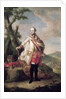 Full length portrait of Joseph II of Habsbourg-Lorraine, Holy Roman Emperor, c.1765 by Anton von Maron