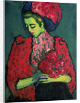 Young Girl with Peonies, 1909 by Alexej von Jawlensky
