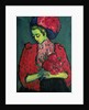 Young Girl with Peonies, 1909 by Alexej von Jawlensky