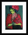 Young Girl with Peonies, 1909 by Alexej von Jawlensky
