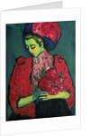 Young Girl with Peonies, 1909 by Alexej von Jawlensky