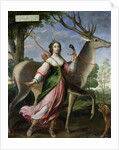 Marie de Rohan-Montbazon Duchess of Chevreuse as Diana the Huntress by Claude Deruet
