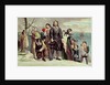 The Landing of the Pilgrims at Plymouth, 1620, 19th century by N. and Ives J.M. Currier