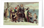 The Landing of the Pilgrims at Plymouth, 1620, 19th century by N. and Ives J.M. Currier