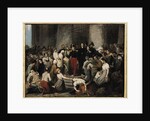The Duke of Orleans Visiting the Sick at l'Hotel-Dieu During the Cholera Epidemic in 1832 by Alfred Johannot