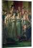 The Consecration of the Emperor Napoleon and the Coronation of the Empress Josephine by Pope Pius VII 2nd December 1804, 1807 by Jacques Louis David