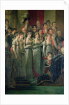 The Consecration of the Emperor Napoleon and the Coronation of the Empress Josephine by Pope Pius VII 2nd December 1804, 1807 by Jacques Louis David