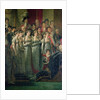 The Consecration of the Emperor Napoleon and the Coronation of the Empress Josephine by Pope Pius VII 2nd December 1804, 1807 by Jacques Louis David
