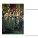 The Consecration of the Emperor Napoleon and the Coronation of the Empress Josephine by Pope Pius VII 2nd December 1804, 1807 by Jacques Louis David