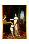 Elisa Bonaparte Grand Duchess of Tuscany and her Daughter Napoleone-Elisa by Pietro Benvenuti