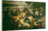 Return of Napoleon to the Island of Lobau after the Battle of Essling, 23rd May 1809, 1812 by Charles Meynier