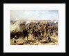 The Battle of Essling, May 1809 by Fernand Cormon