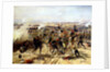 The Battle of Essling, May 1809 by Fernand Cormon