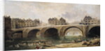 Demolition of the Houses on the Notre-Dame Bridge, c.1786 by Hubert Robert