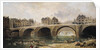 Demolition of the Houses on the Notre-Dame Bridge, c.1786 by Hubert Robert