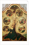 Central panel of a triptych depicting The Seven Sorrows of the Virgin, c.1520-35 by Bernard van & Campana Pedro Orley