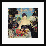 The Merchant's Wife at Tea, 1918 by Boris Mikhailovich Kustodiev
