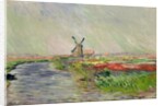Tulip Field in Holland by Claude Monet
