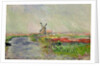 Tulip Field in Holland by Claude Monet